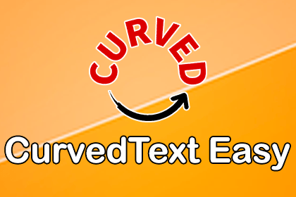 CurvedText Easy Asset